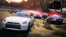 Полицейская погоня за Nissan GT-R R35 в игре Need for Speed Most Wanted 2012